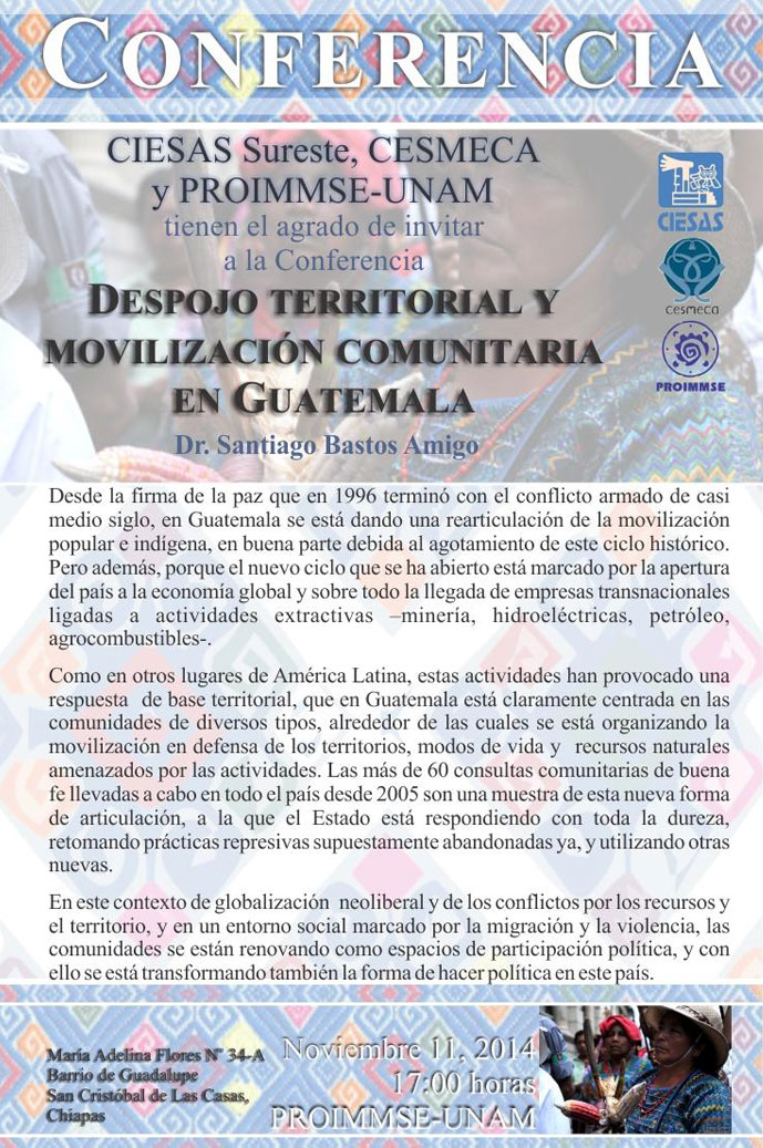 Despojo territorial y movilización comunitaria en Guatemala