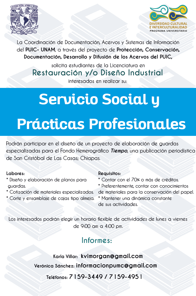 Servicio social y prácticas profesionales