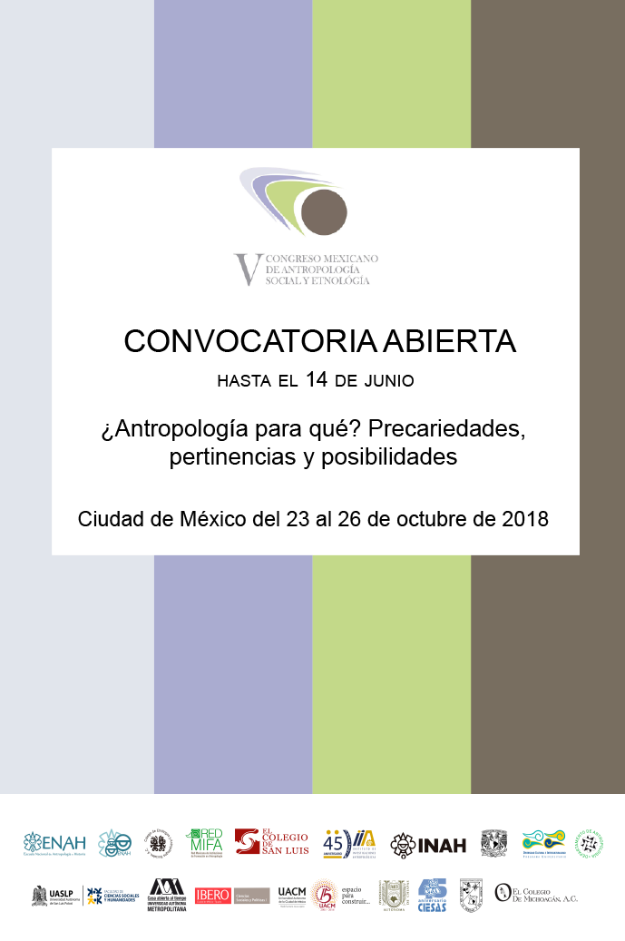 Convocatoria para el V Congreso Mexicano de Antropología Social y Etnología (COMASE)