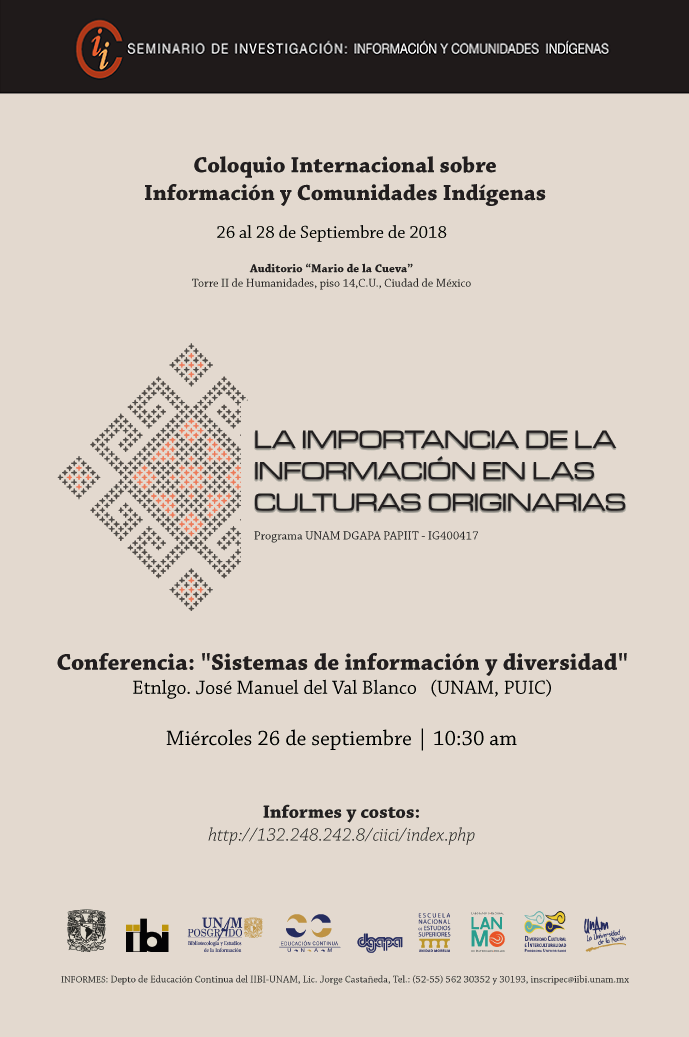 Coloquio Internacional sobre Información y Comunidades Indígenas