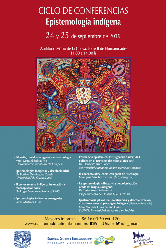 Ciclo de Conferencias Epistemología Indígena