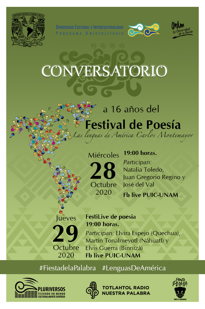 Festival de Poesía Las Lenguas de América. Carlos Montemayor.