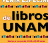 Cartel - Venta especial de libros UNAM