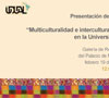 Cartel - Presentación del libro Multiculturalidad e interculturalidad en la Universidad