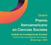 Cartel - Octavo Premio Iberoamericano en Ciencias Sociales