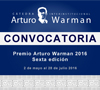 Cartel - Convocatoria del Premio Arturo Warman 2016