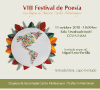Cartel - VIII Festival de Poesía Las Lenguas de América. Carlos Montemayor