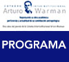 Programa de los X años del premio de la Cátedra Interinstitucional Arturo Warman.
